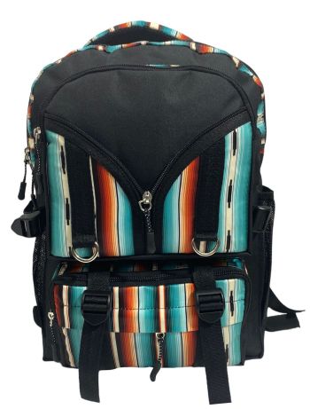 Showman Teal Serape Tactical Backpack #2